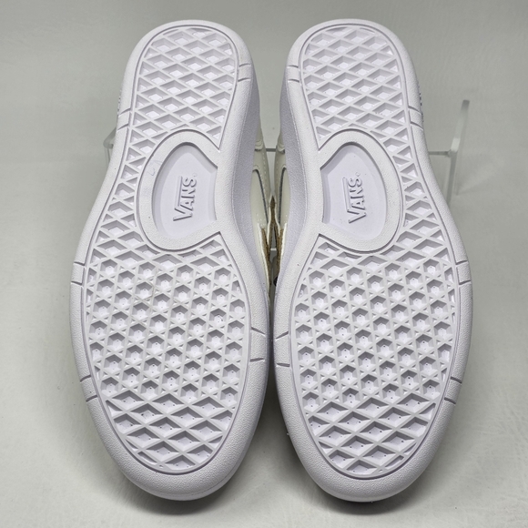 VANS LOWLAND LOW UNISEX MEN SIZE 8 WOMEN SIZE 9.5 SHOES MARSHMALLOW/GOLD NEW - Picture 6 of 11